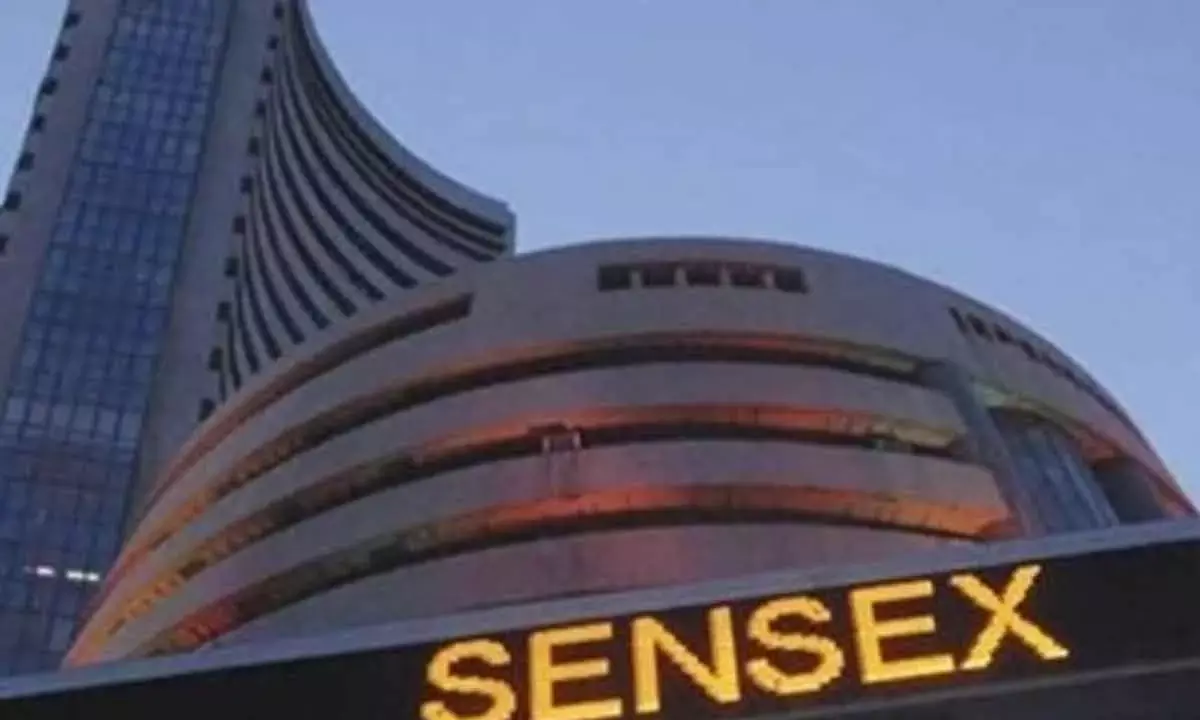 Sensex ends lower due to selling pressure in largecaps