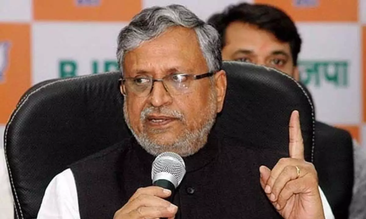 Sushil Modi hits out at Nitish for comparing PM Modi to Vajpayee