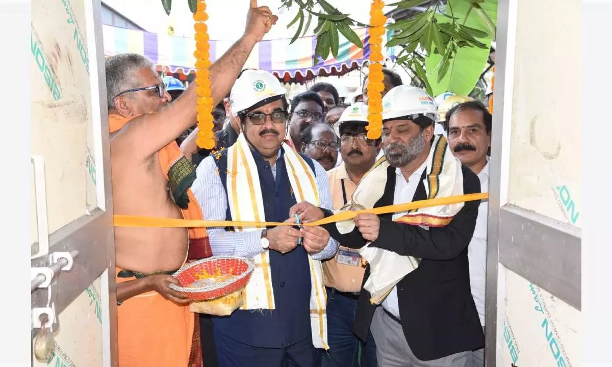 Additional coal storage facilities inaugurated at Visakhapatnam Steel Plant