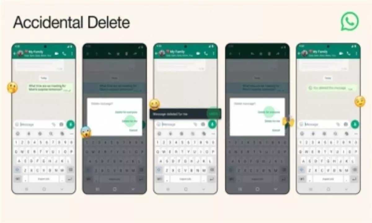 WhatsApp introduces Accidental delete feature