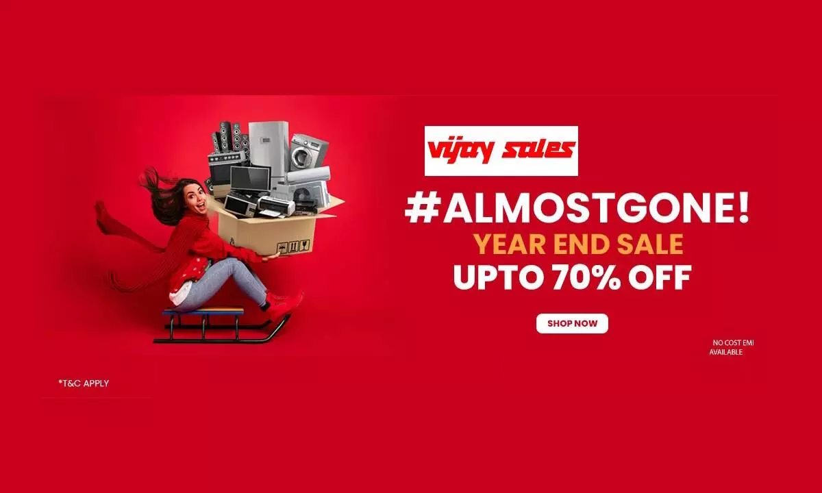 Vijay Sales offers discounts up to 70% on consumer retail products