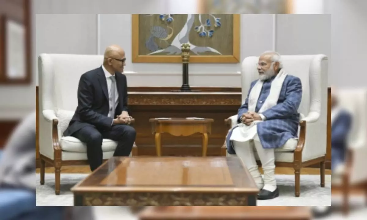 Satya Nadella meets PM, assures cooperation for Digital India campaign