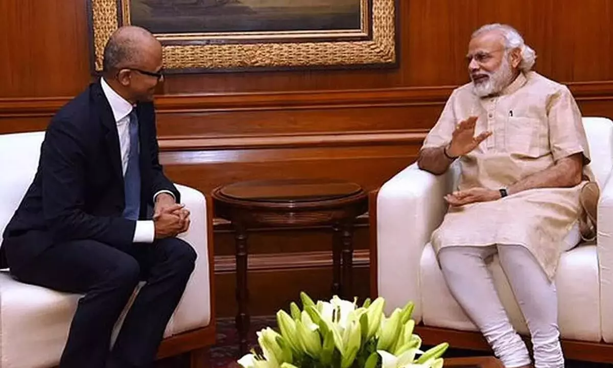 Microsoft Chairman meets PM Modi