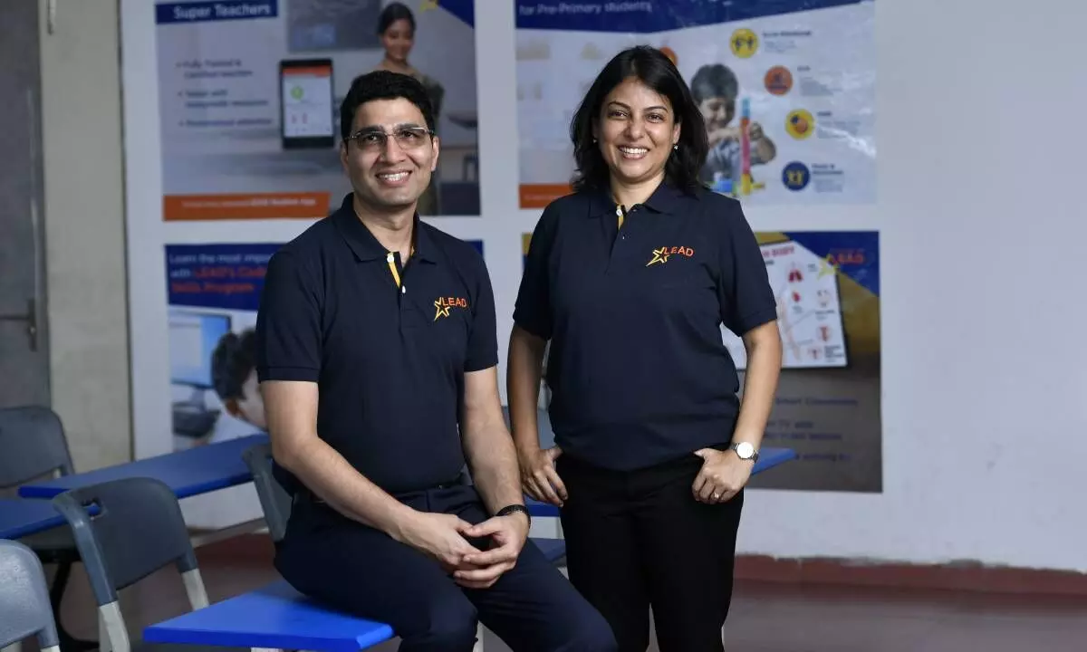 (Left) Sumeet Mehta,  Co- Founder and CEO, LEAD and (Right) Smita Deorah, Co - Founder and Co - CEO, LEAD