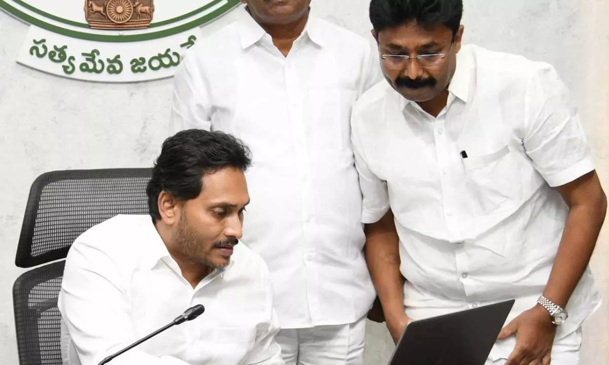 Andhra Pradesh CM releasing Jagananna Thodu amount on Wednesday