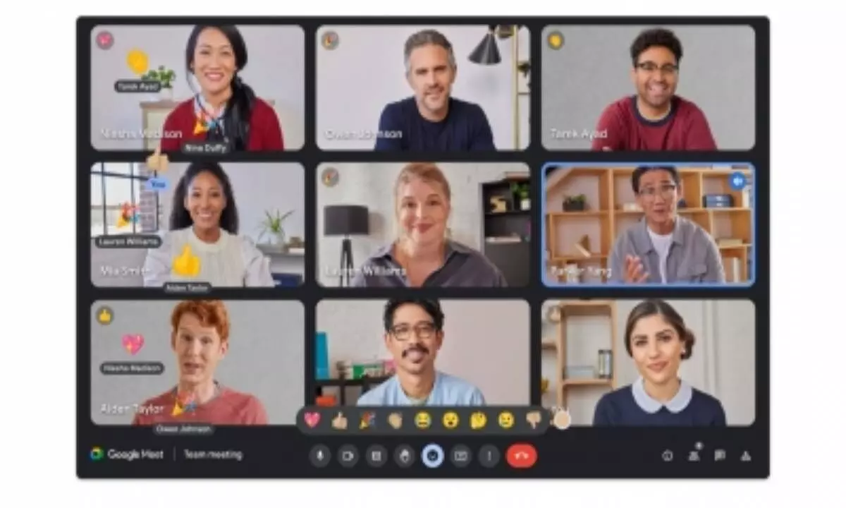 Google rolling out emoji reactions on Meet