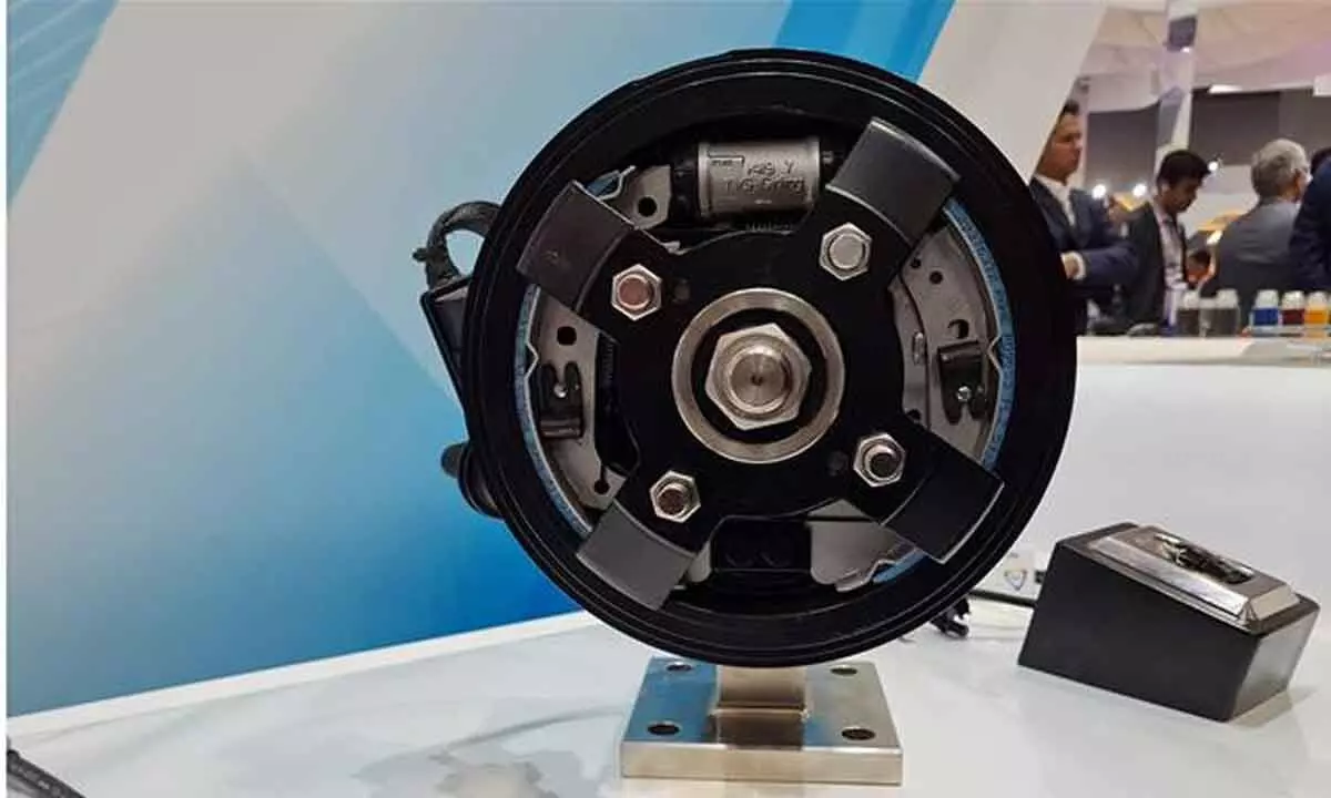 Brakes India unveils motor on drum brake