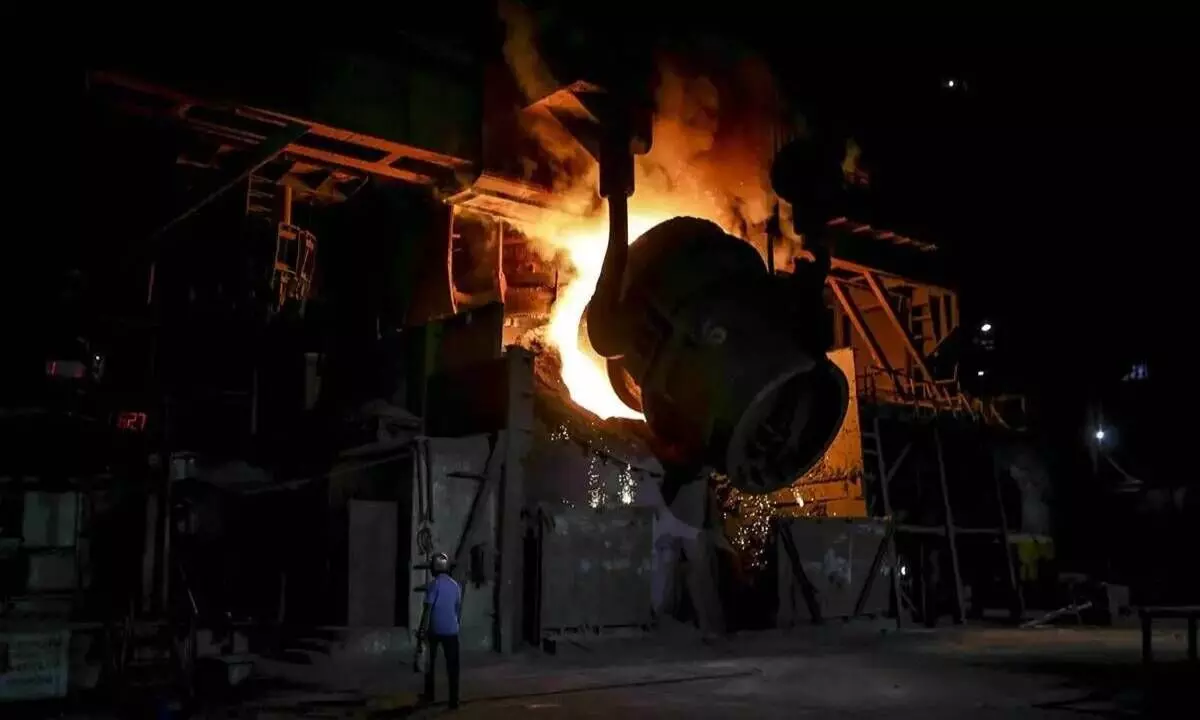 Nine injured in accident at Vizag Steel Plant Incident occurred due to spillage of hot slag