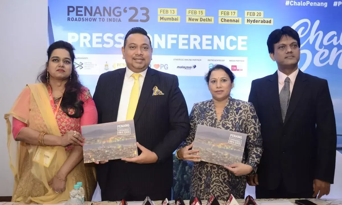 PCEB officials during the roadshow in Hyderabad on Monday