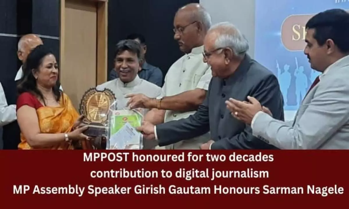 MPPOST honoured for two decades contribution to digital journalism MPPOST honoured for two decades contribution to digital journalism
