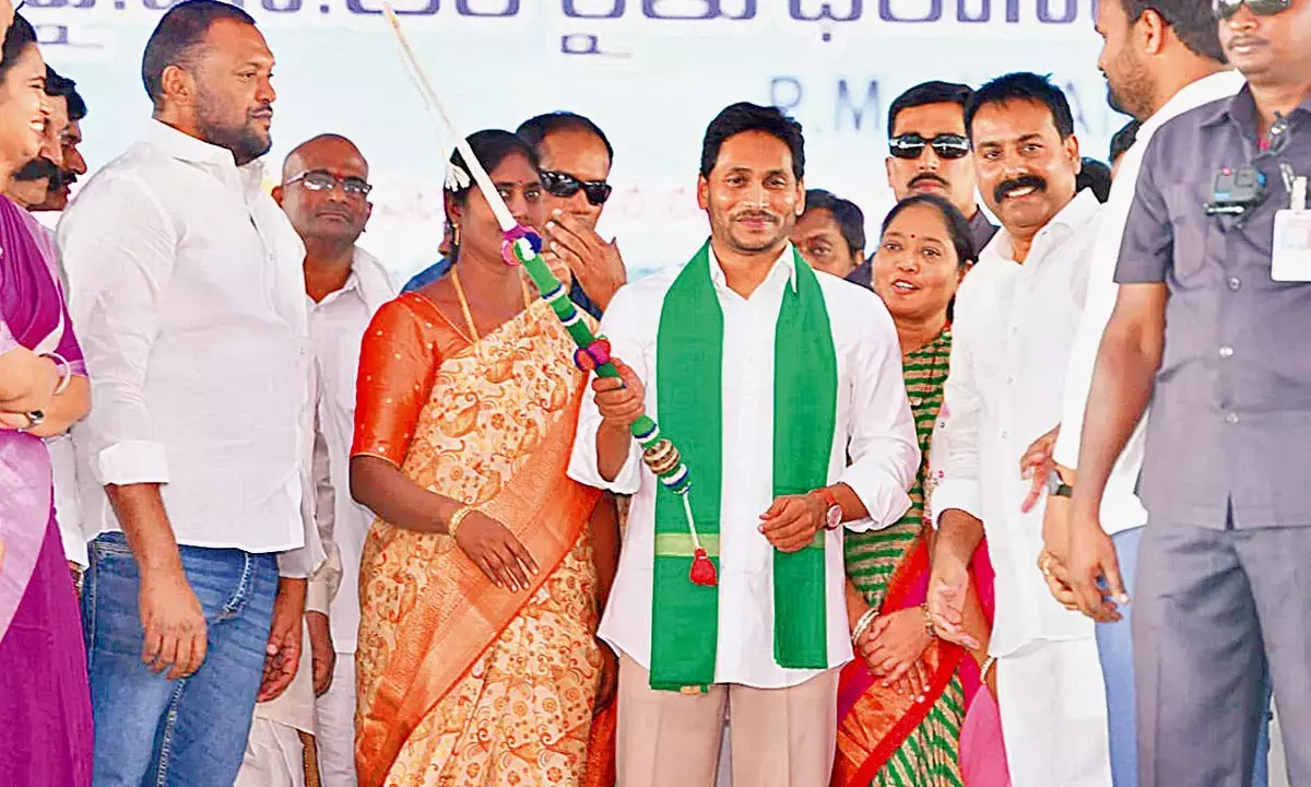 AP CM Y S Jagan Mohan Reddy releasing third tranche of amount on Tuesday at Tenali