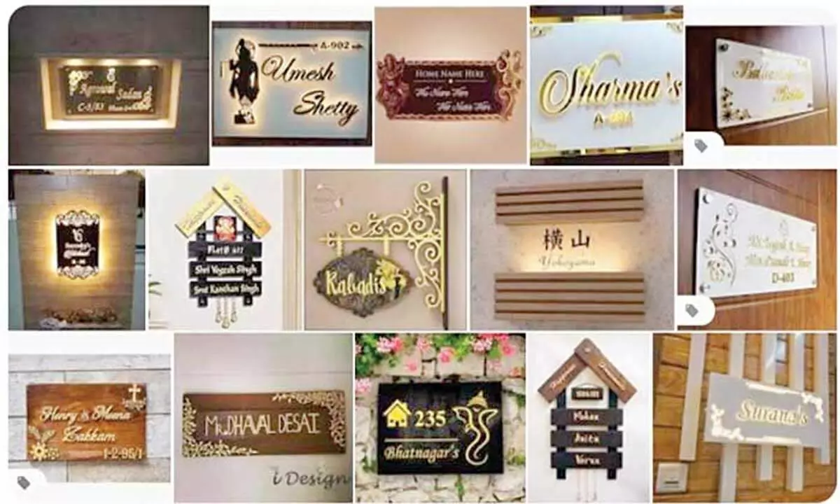 Lady luck? No place for women in nameplates