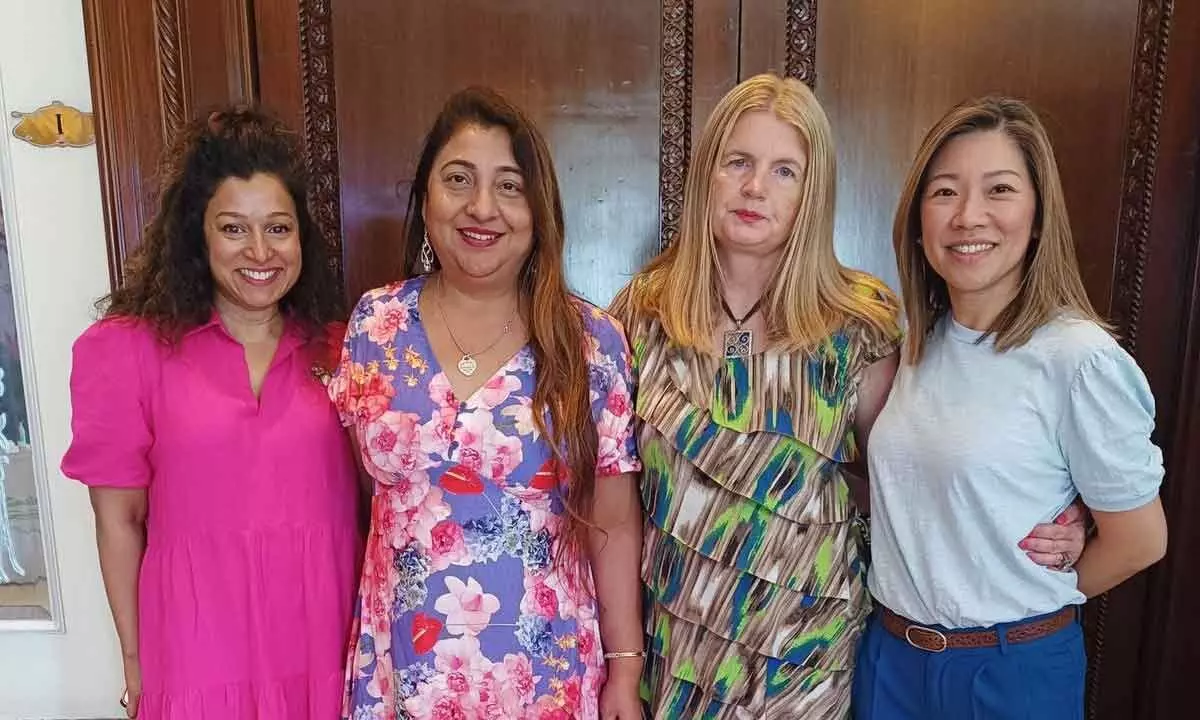 Devini Goonetilleke, co-founder, Tech Ideaz, Jasmine Batra, director, Arrow Digital, Cerasela Tanasescu, director, La Trobe Regional Accelerator, and Vern Chan, founder, Will HQ