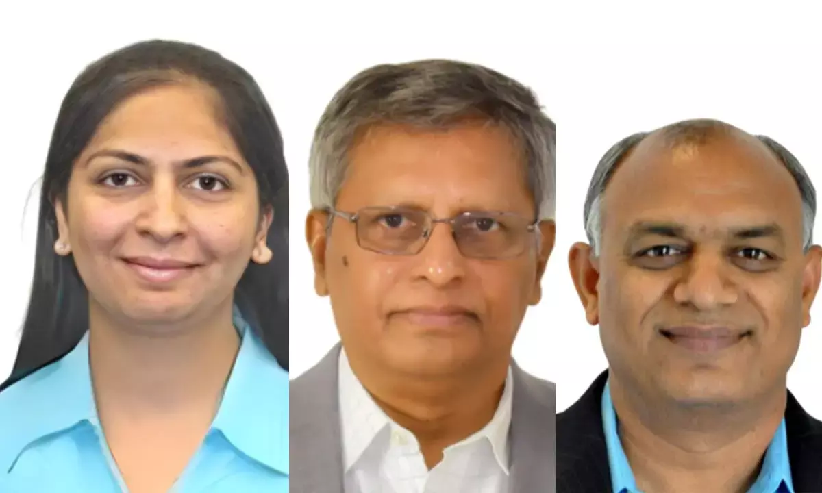 Dr Khyati Shah, Prof P Reddanna, Dr Jagath Reddy Junutula