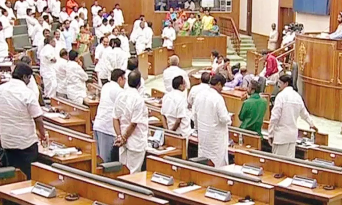 YCP, TDP MLAs clash in AP Assembly