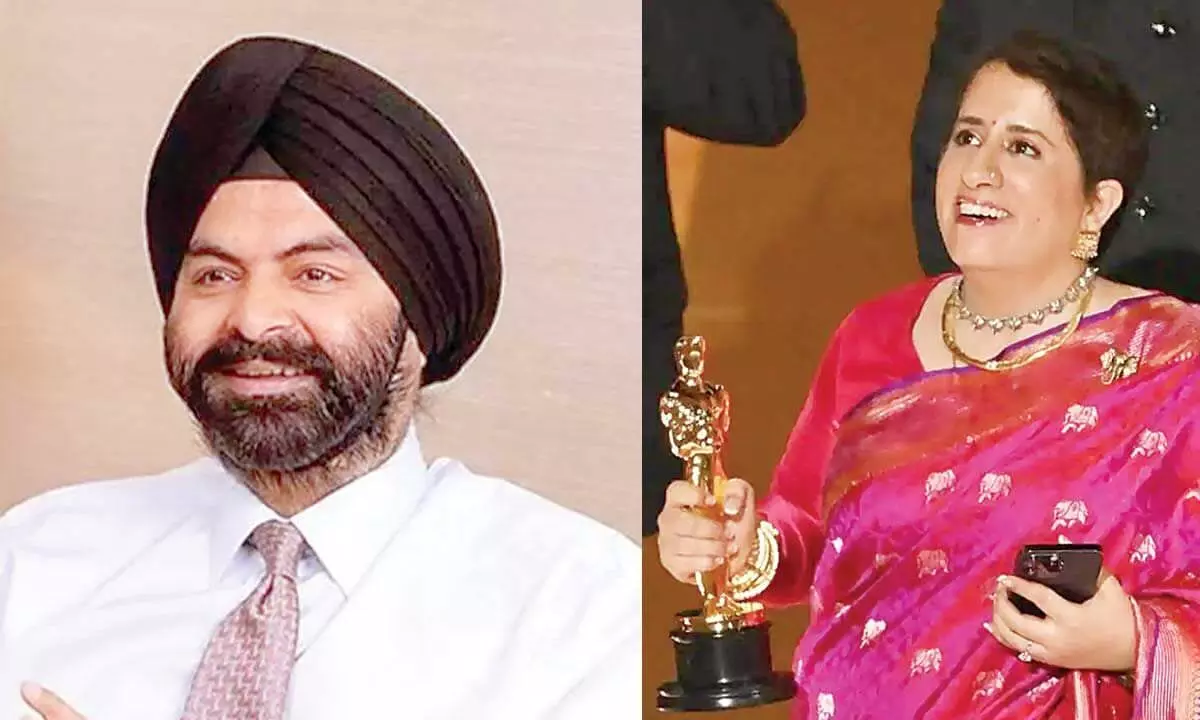 Ajay Banga and Guneet Monga