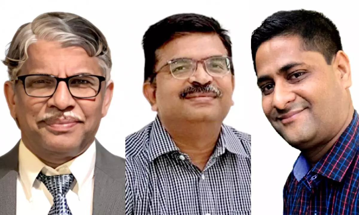 Dr Chakk Ramesh, Dr Shesheer Kumar and Dr Dipam Patel
