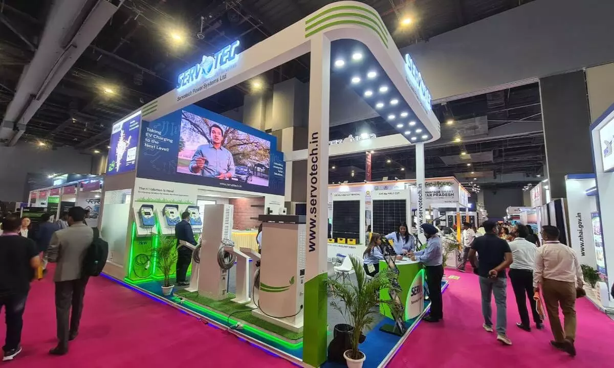 Servotech Power Systems EV charging solutions at 8th Smart Cities India Expo