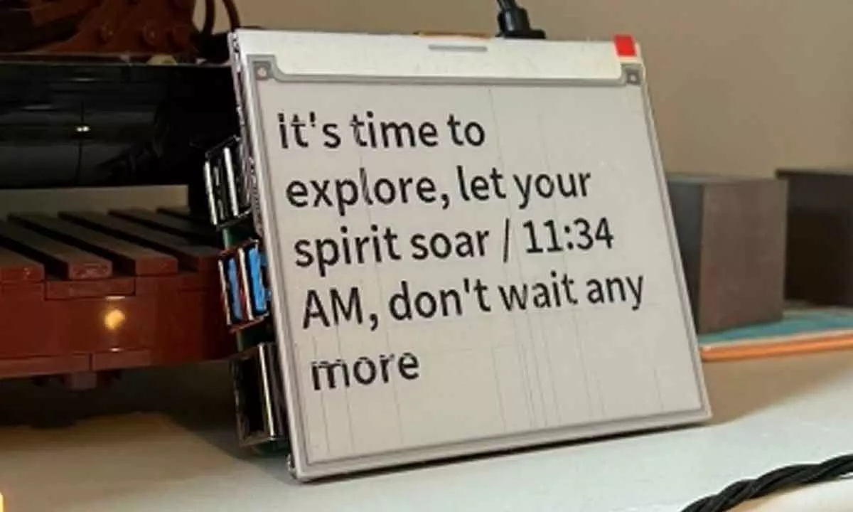 This AI clock tells time with short poems This AI clock tells time with short poems
