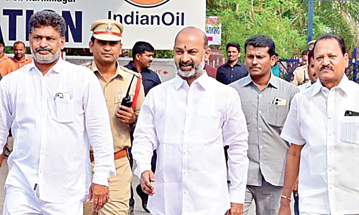 Bandi Sanjay hits out at KCR after release from jail