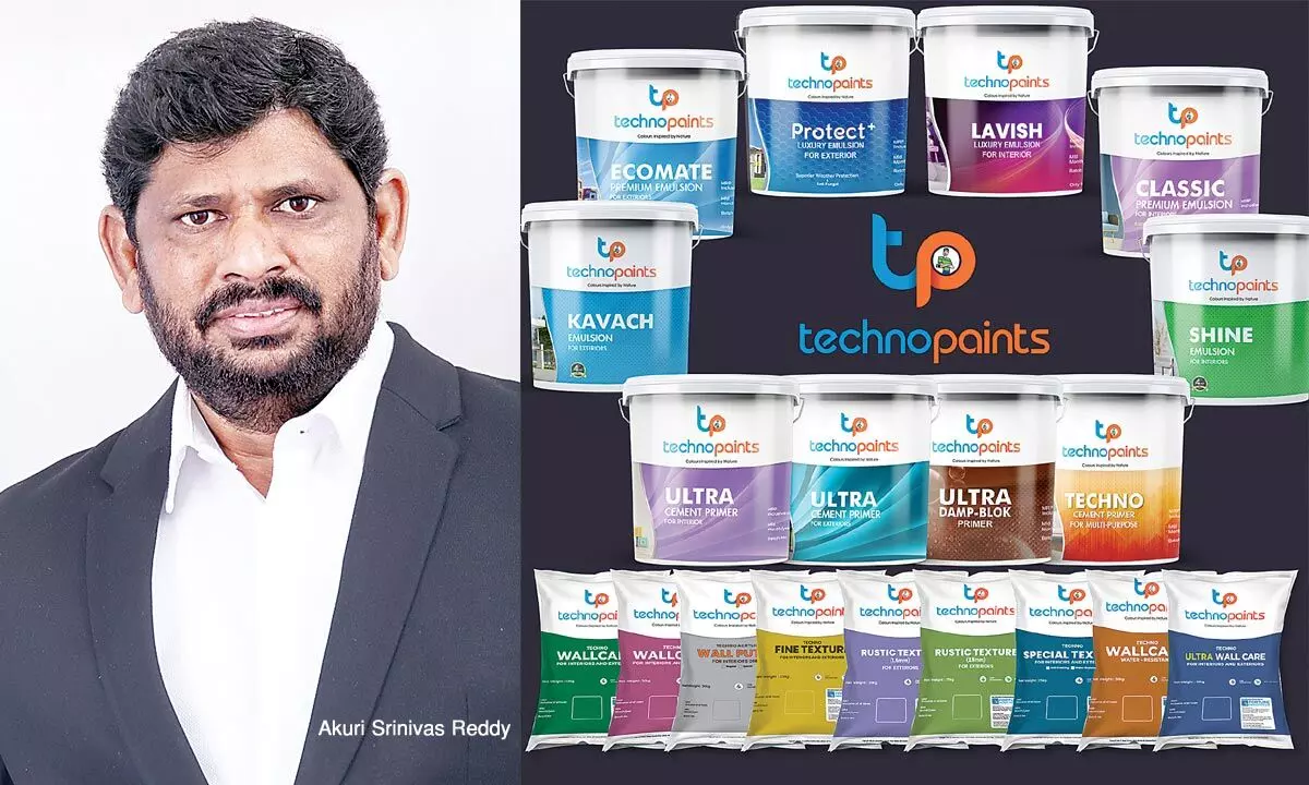 Akuri Srinivas Reddy, Founder, Fortune Group which owns Techno Paints
