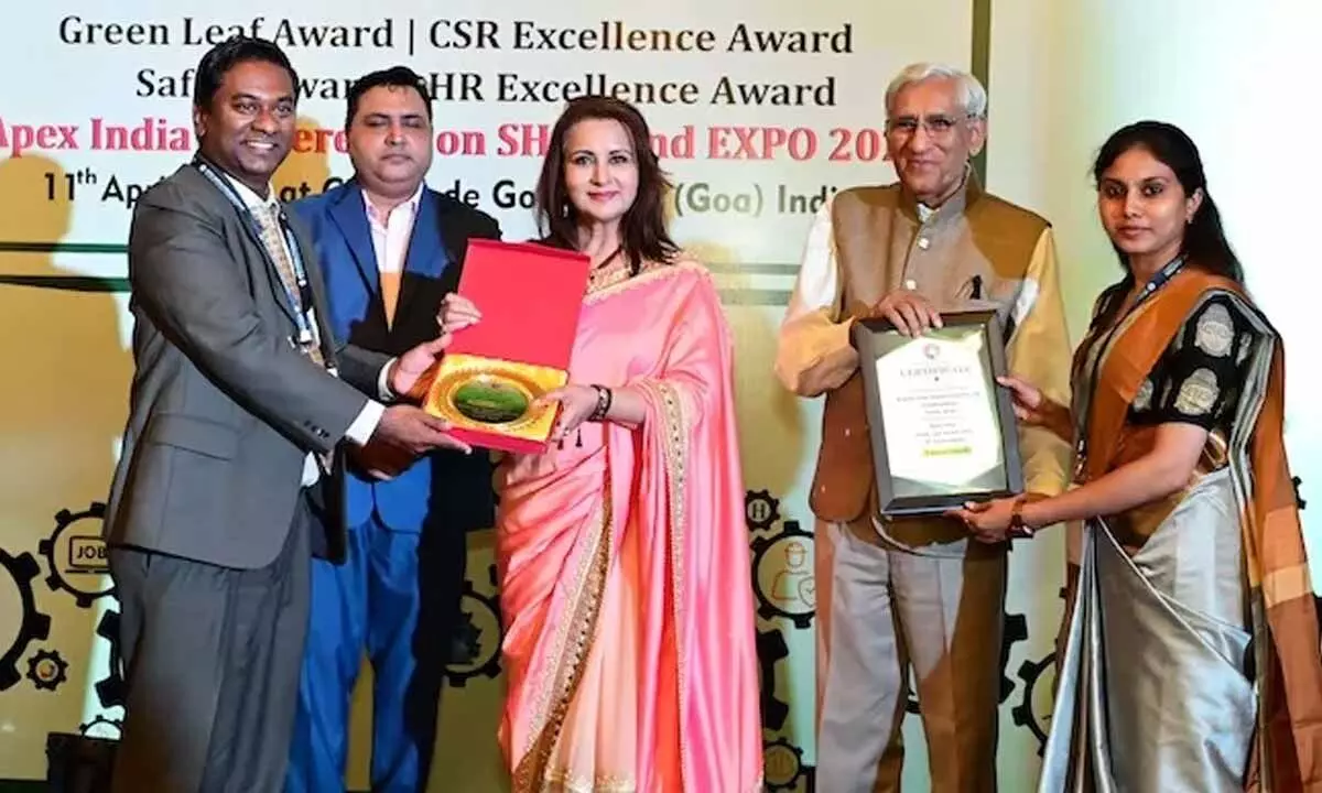 Brandix India Apparel City wins award Brandix India Apparel City wins award