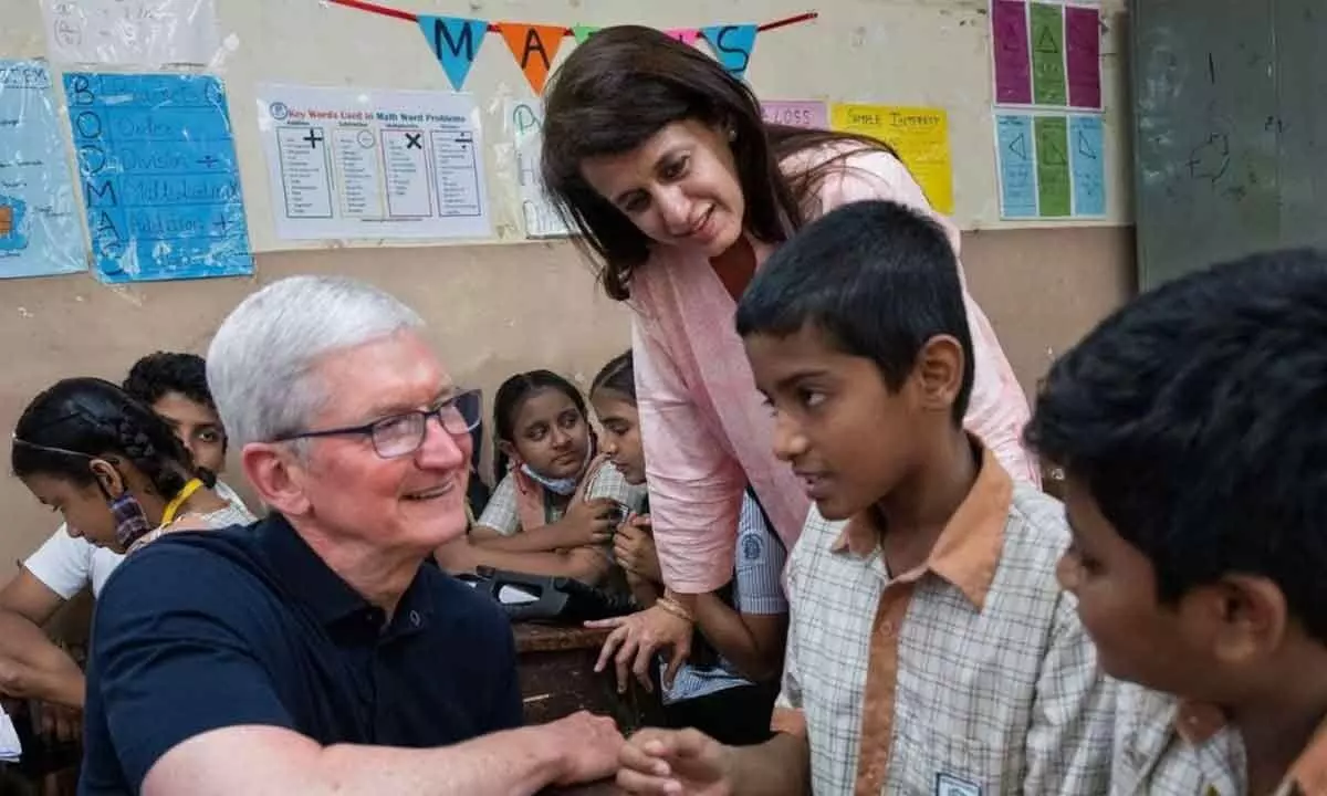 Seeing kids in India learn via tech makes my heart sing: Tim Cook