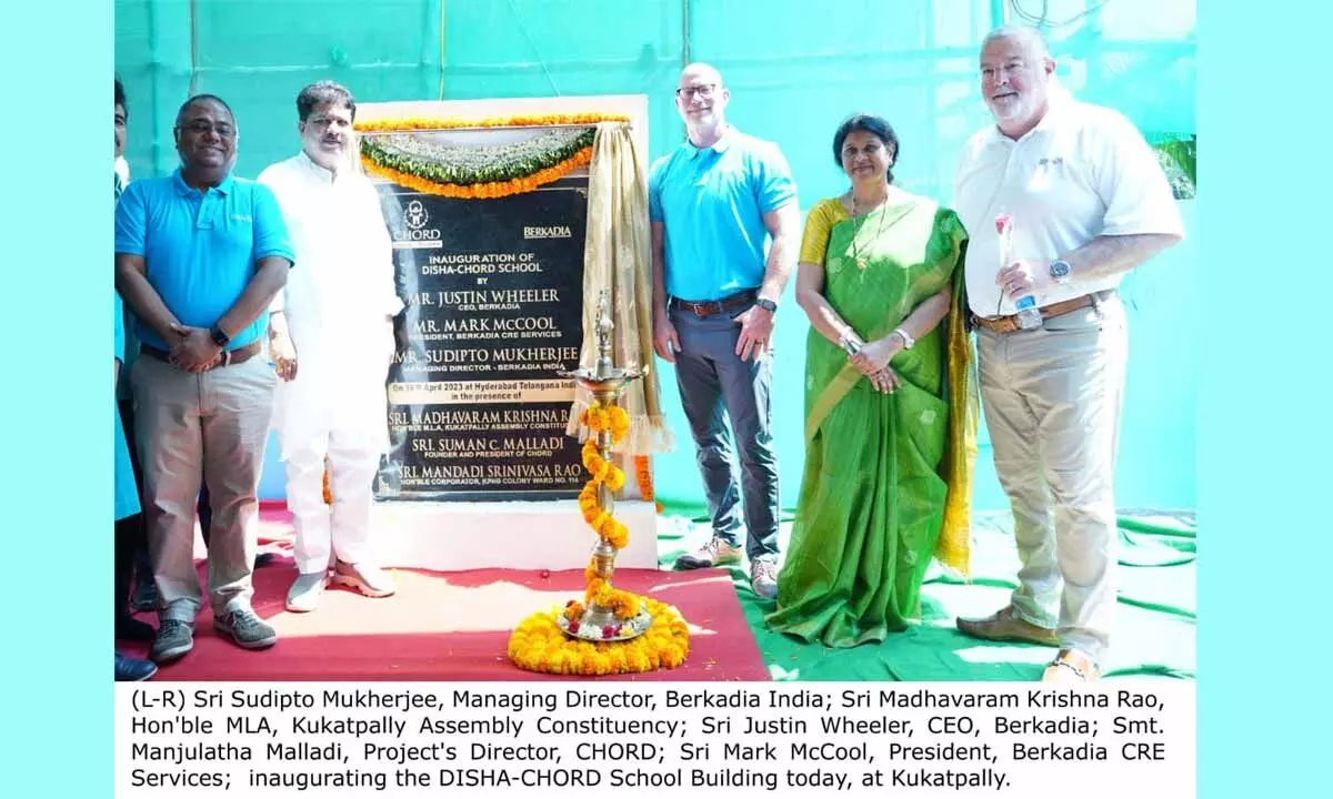 US-based Berkadia builds school for poor kids in Hyderabad