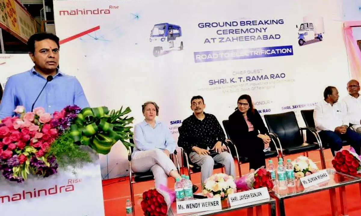 Mahindra arm breaks ground for EV plant in Zaheerabad