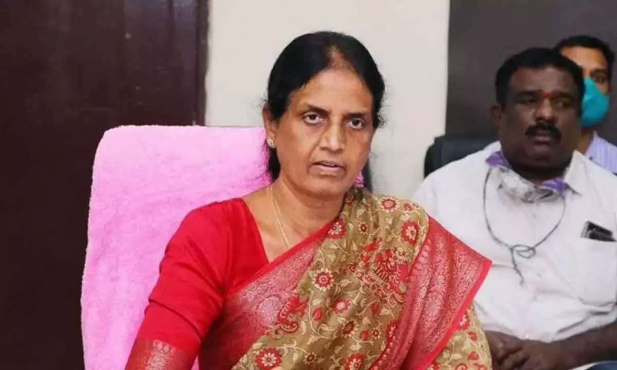 Minister for Education Sabitha Indra Reddy