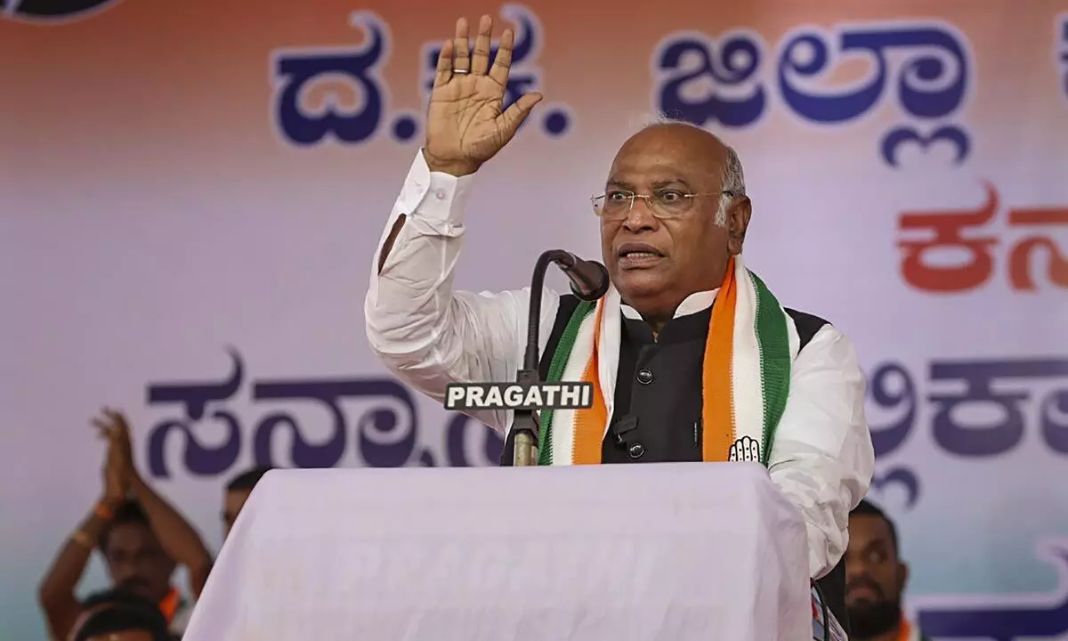 Congress president Mallikarjun Kharge