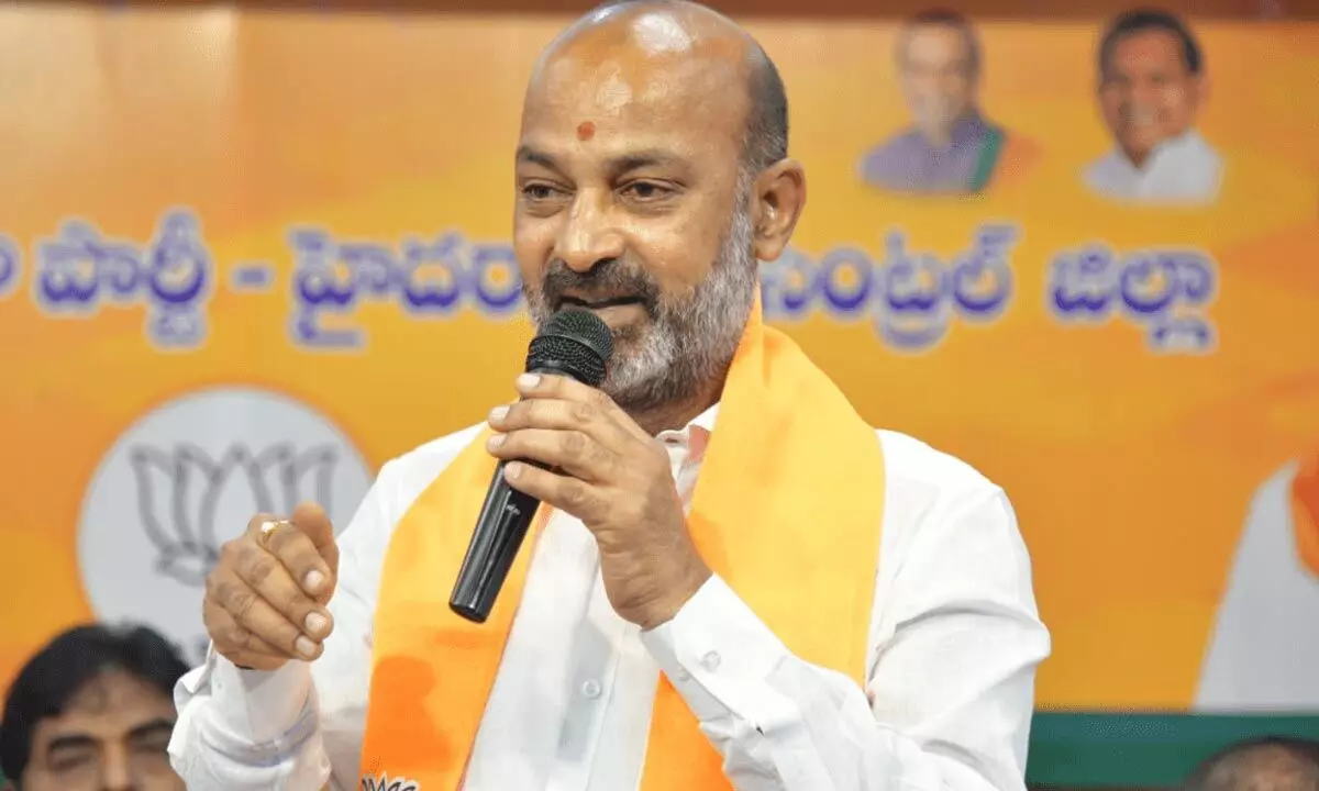 Telangana BJP chief Bandi Sanjay Kumar