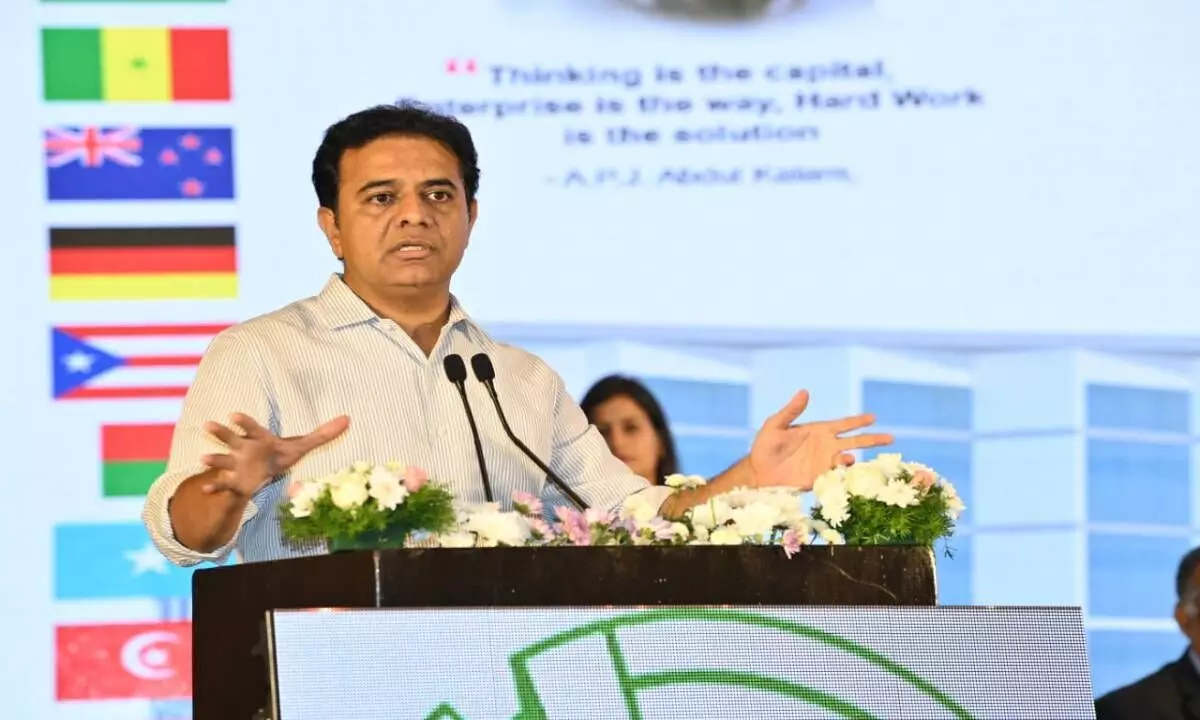 Flourish in Telangana while being socially responsible: KTR to private sector