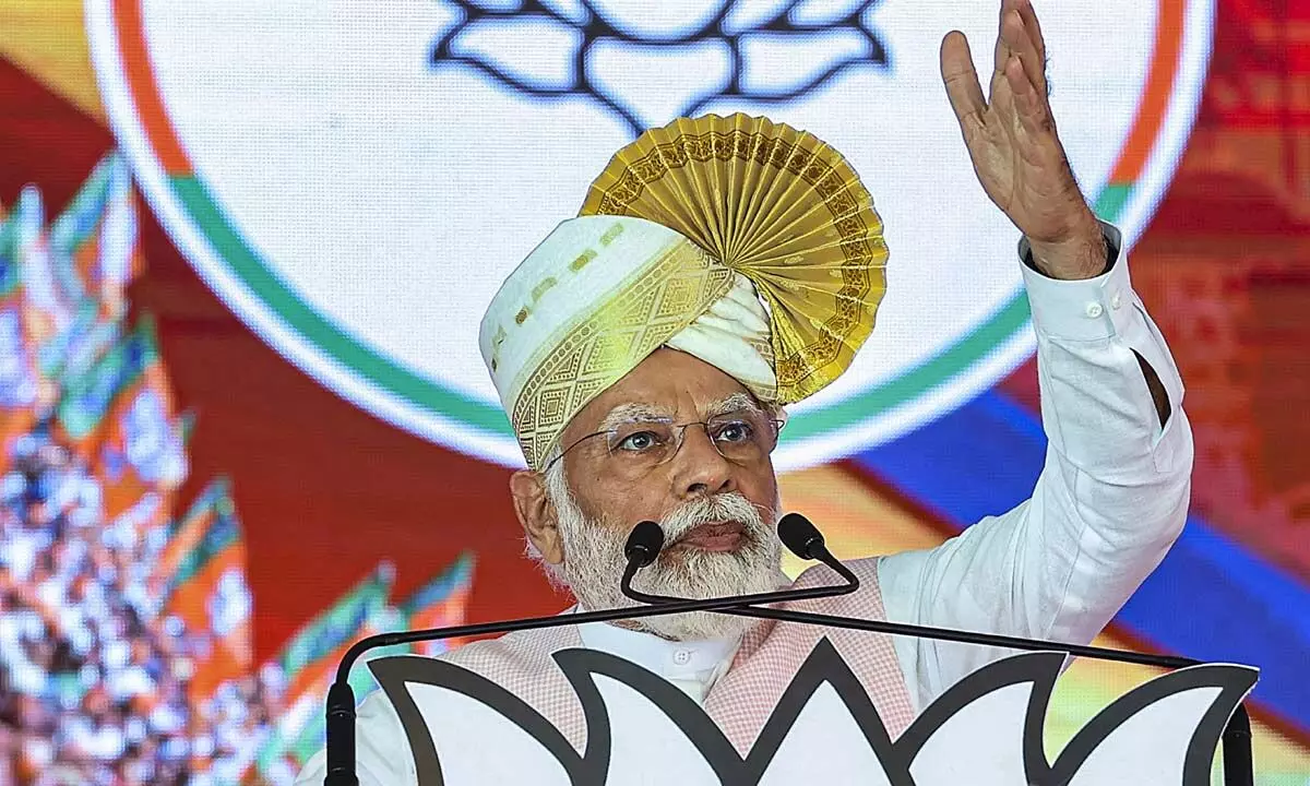 Modi chants Jai Bajrang Bali in counter to Congress