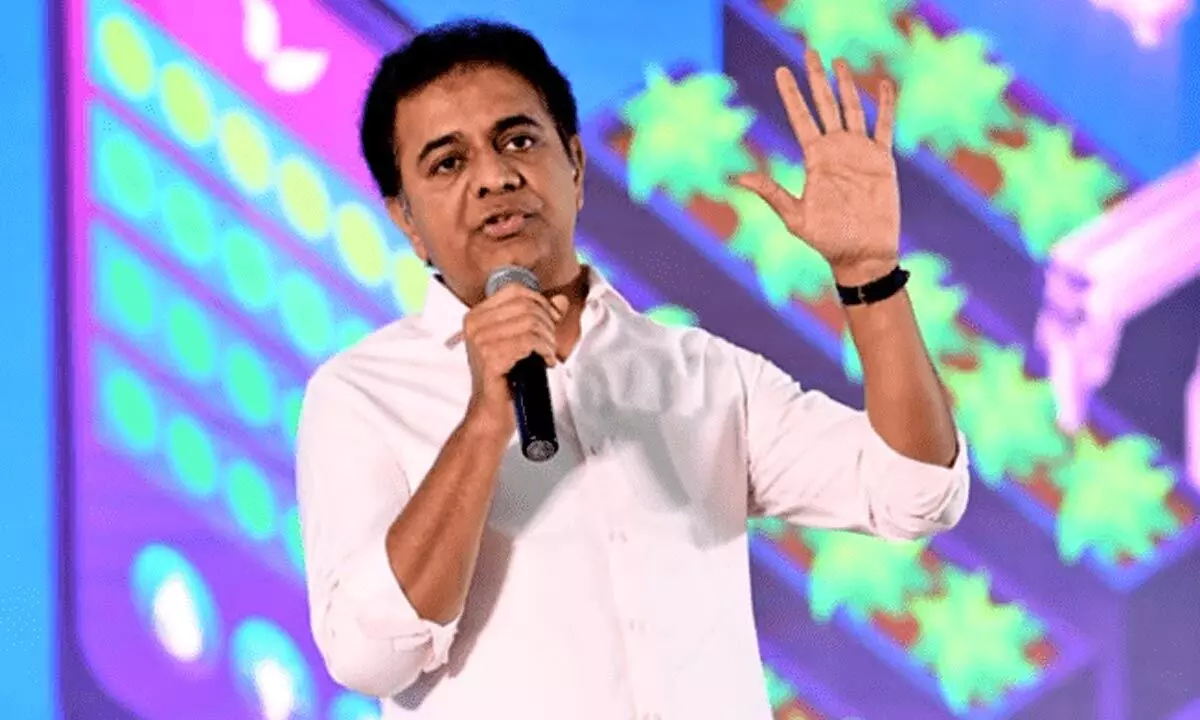 Telangana IT & industries Minister KT Rama Rao