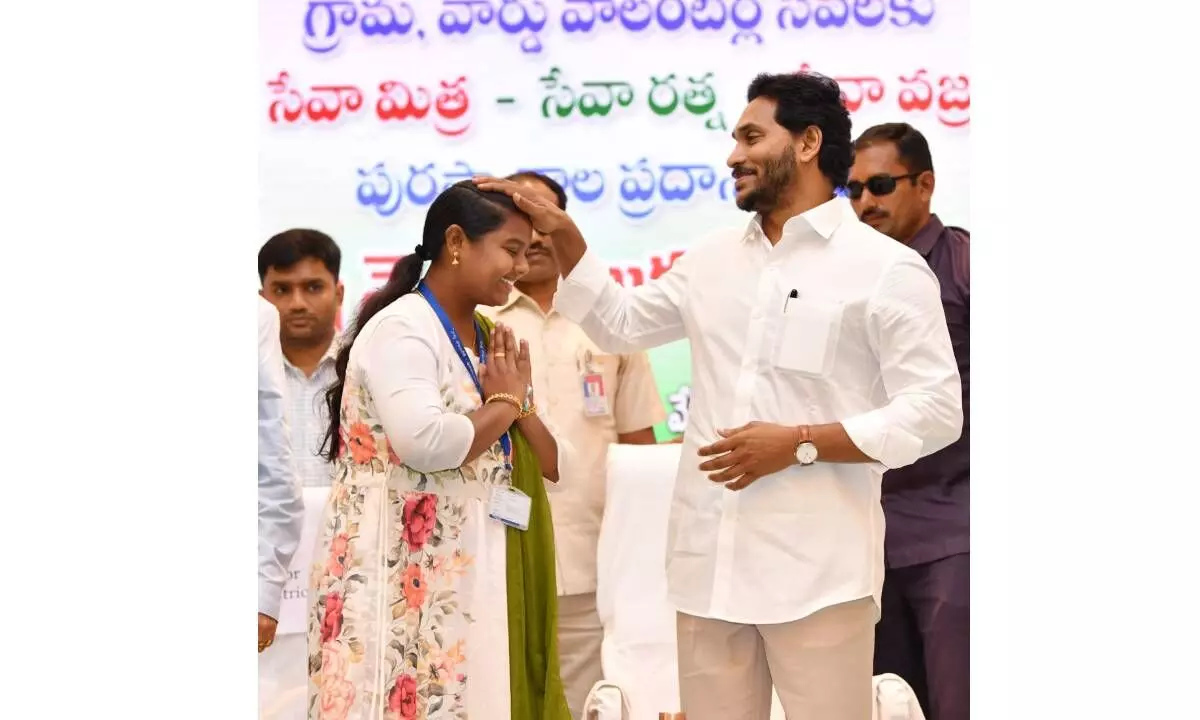 Jagan describes volunteers as brand ambassadors for welfare