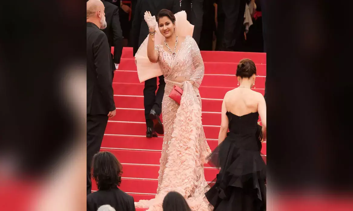 Sudha Reddy walks The Red Carpet for DiCaprios Film at Cannes