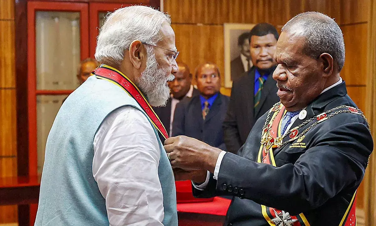 Modi conferred with Fiji’s highest honour