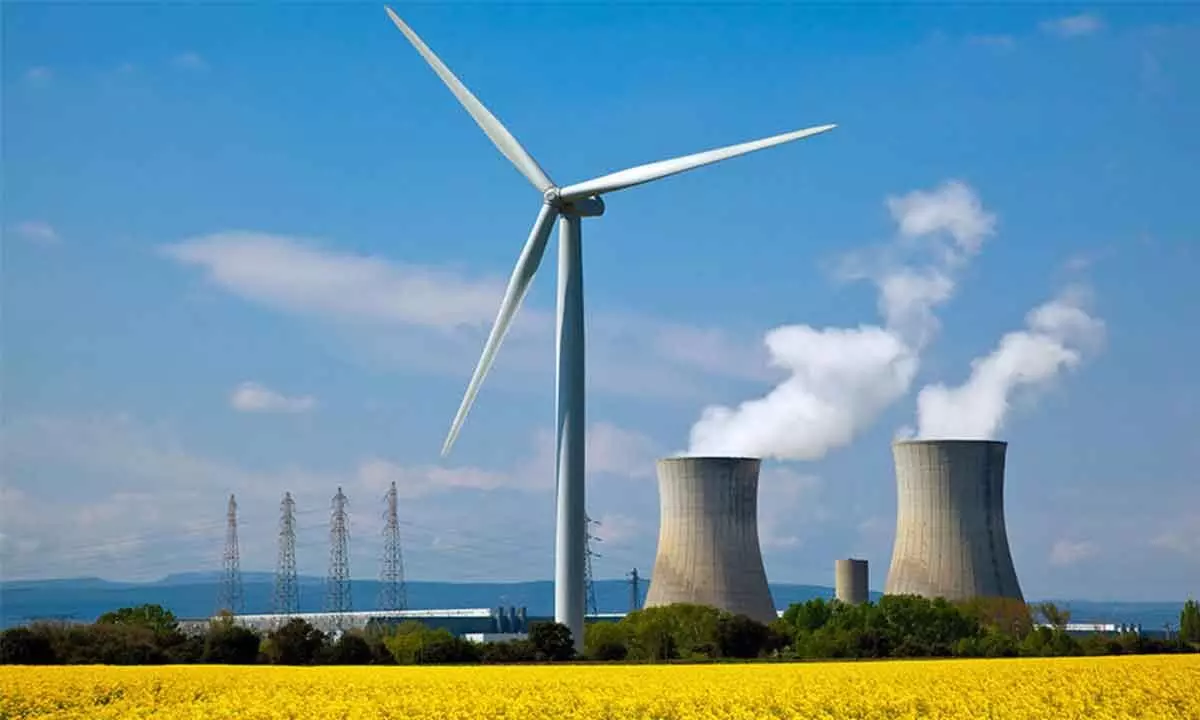 Wind farms can act as backup power for nuclear plants need