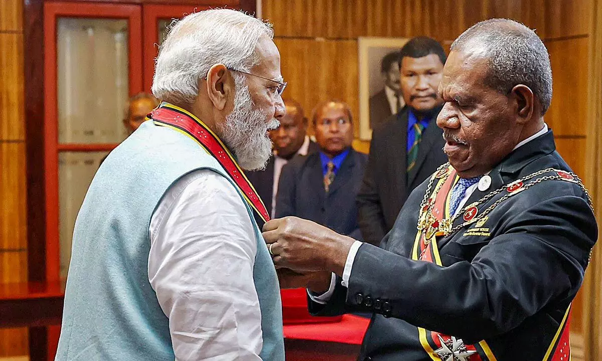 Modi conferred with Fiji’s highest honour