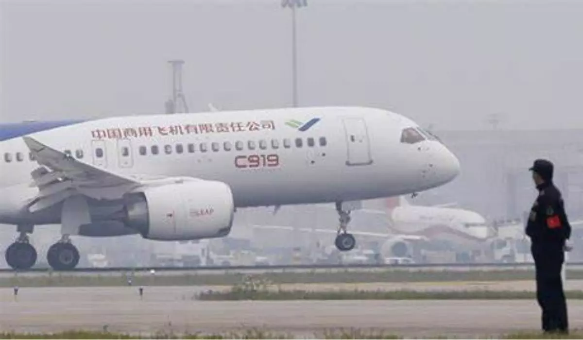 China made passenger aircraft successfully completes its first commercial flight