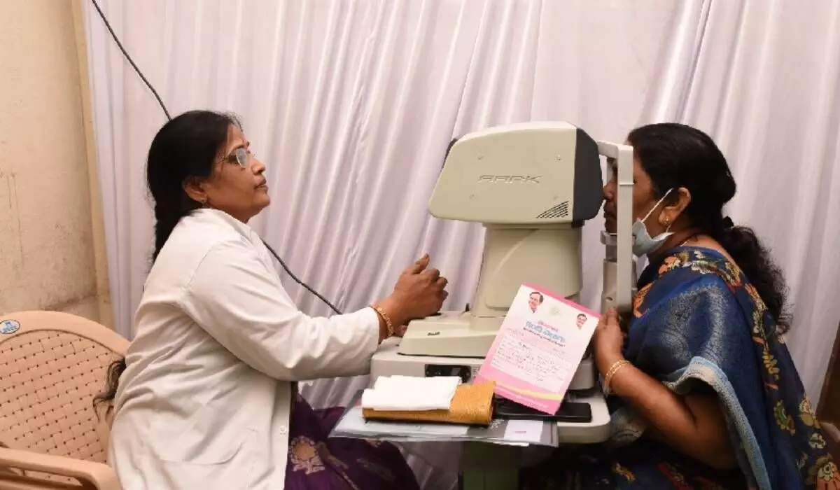 Telangana govt screens 1.58 crore people for eye problems Telangana govt screens 1.58 crore people for eye problems
