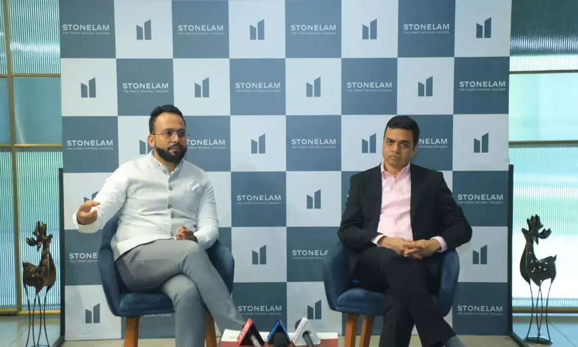 (L-R) Sushant Pathak, Chief Marketing Officer, Stonex Group and Sandeep Bagade, CEO, Stonelam