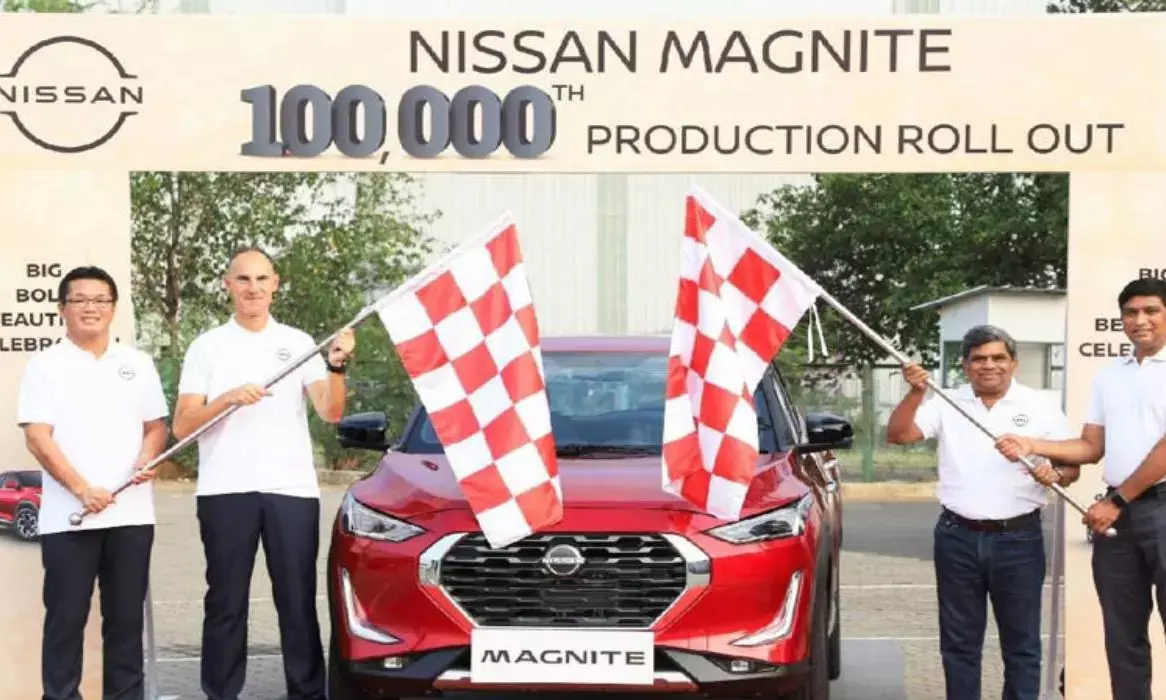 Nissan Magnite SUV crosses 1 lakh units milestone