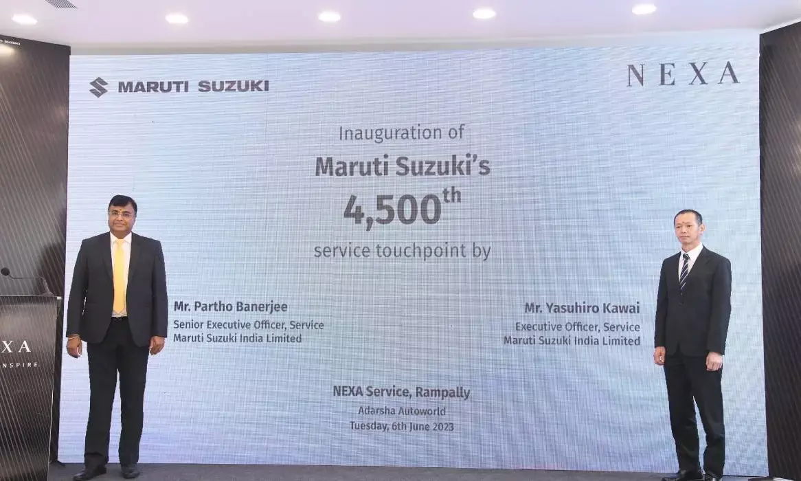 Maruti Suzuki opens 4,500th service centre
