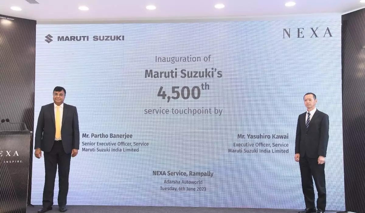 Maruti Suzuki opens 4,500th service centre