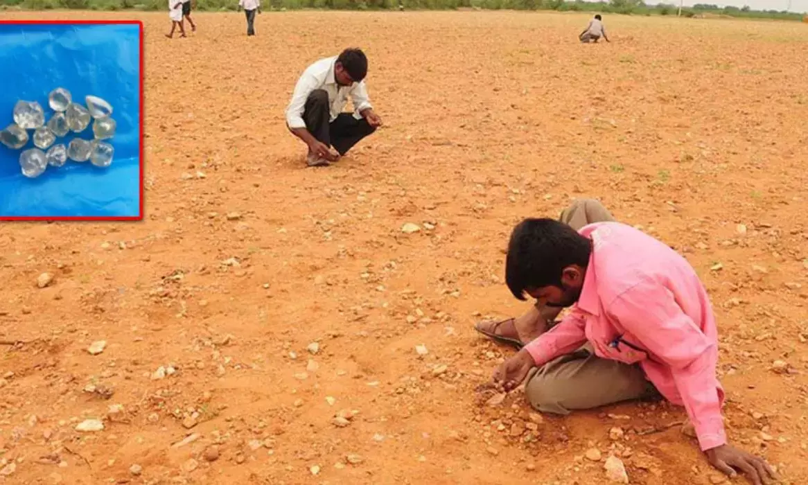 Diamond hunting starts in Andhras Rayalaseema region