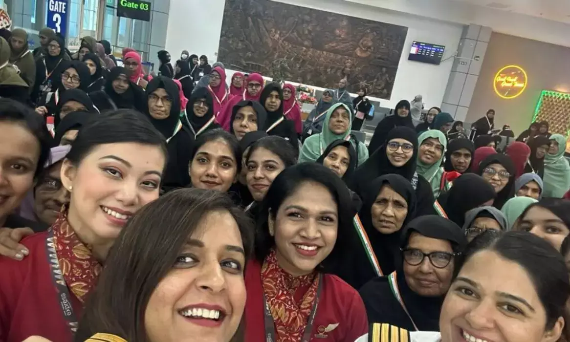 Indias historic all-women Haj flight creates ground-breaking aviation milestone