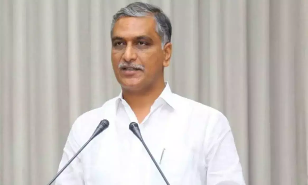 Harish Rao counters Rahuls attack on BRS