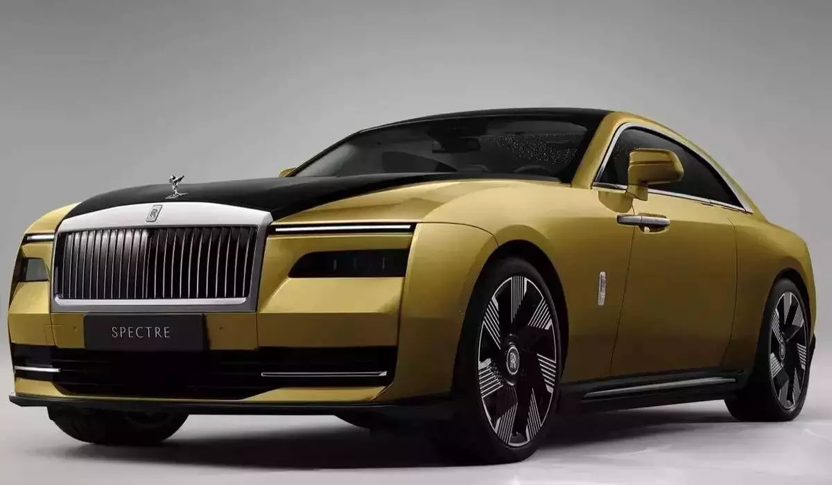 Rolls-Royce unveils its 1st all-electric car, the Spectre